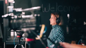 women operating a camera