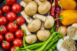colorful vegetables on a table